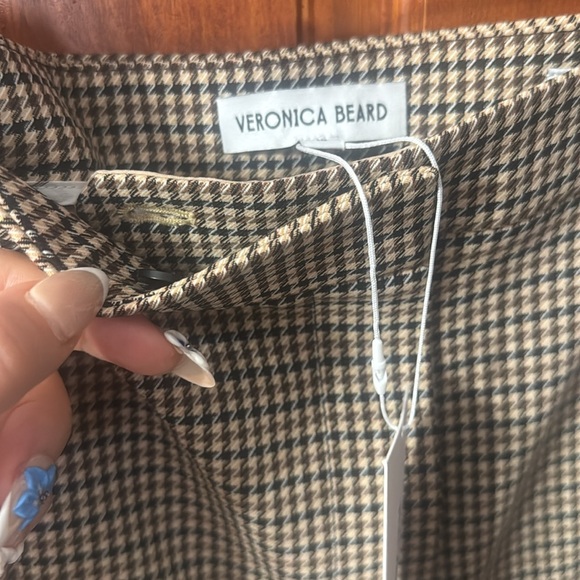 Veronica Beard Arte Houndstooth Pants (10 NWT) - Picture 10 of 13